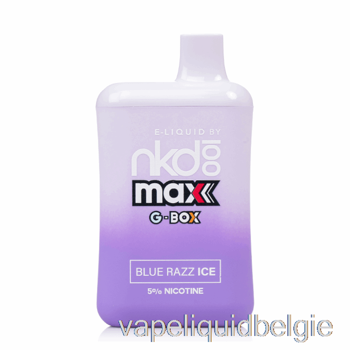 Vape België Gbox X Naakt 100 5500 Wegwerp Blauw Razz Ijs